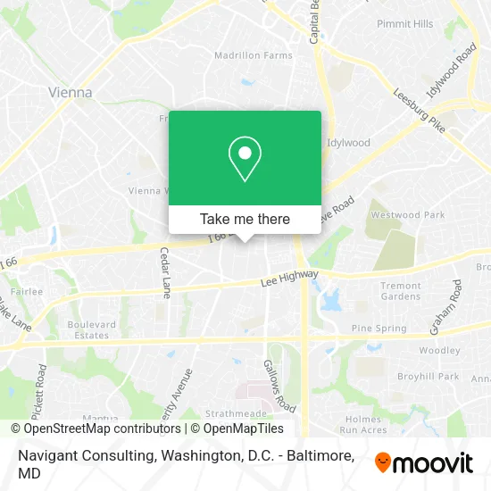 Mapa de Navigant Consulting