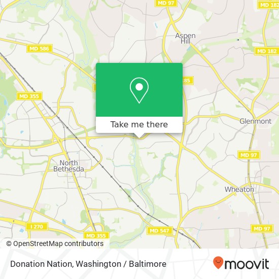 Mapa de Donation Nation, 4524 Randolph Rd