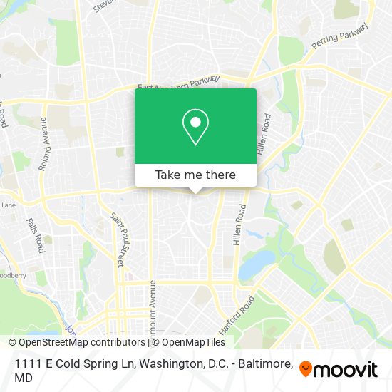 1111 E Cold Spring Ln map