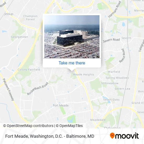 Mapa de Fort Meade