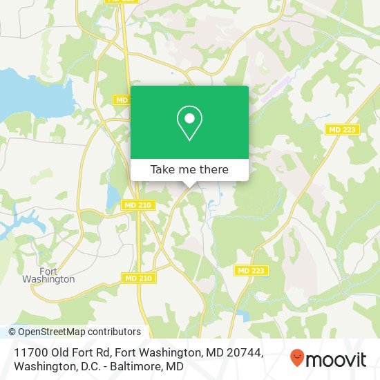 11700 Old Fort Rd, Fort Washington, MD 20744 map