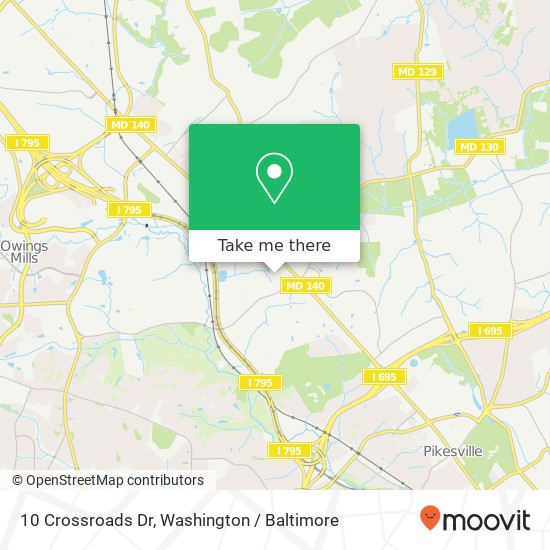 10 Crossroads Dr, Owings Mills, MD 21117 map