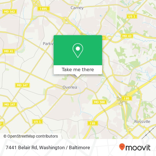 7441 Belair Rd, Nottingham, MD 21236 map