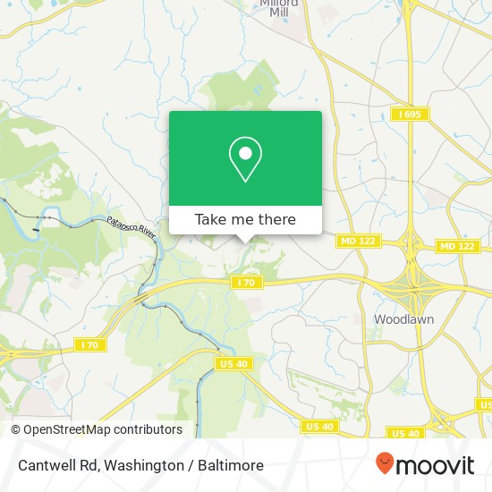 Cantwell Rd, Windsor Mill, MD 21244 map