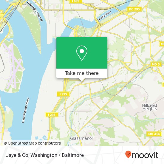 Mapa de Jaye & Co, 3025 Martin Luther King Jr Ave SE