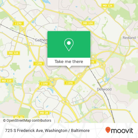 725 S Frederick Ave, Gaithersburg, MD 20877 map