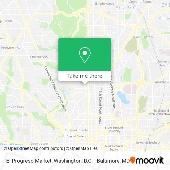 El Progreso Market map