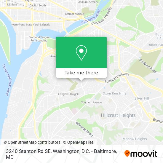 Mapa de 3240 Stanton Rd SE