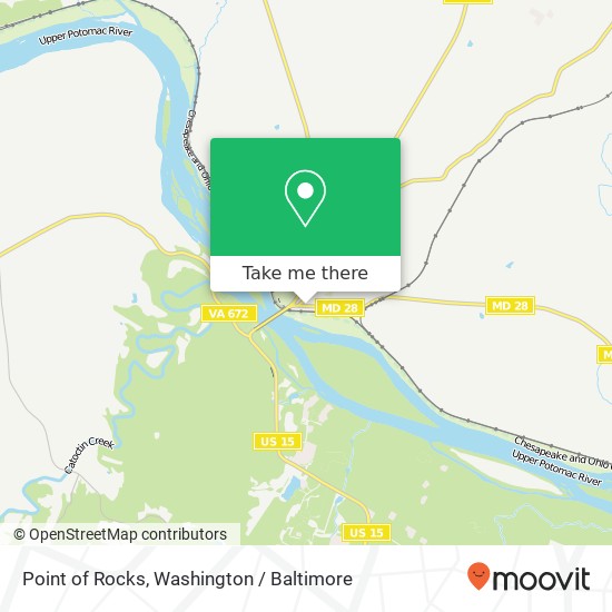 Point of Rocks map