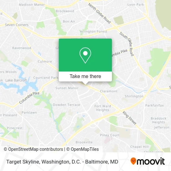 Target Skyline map