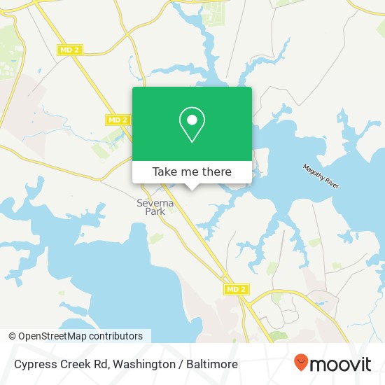 Cypress Creek Rd, Severna Park, MD 21146 map