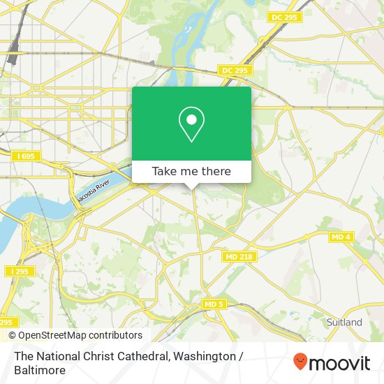 The National Christ Cathedral map