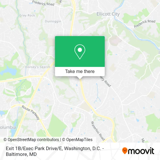 Exit 1B/Exec Park Drive/E map