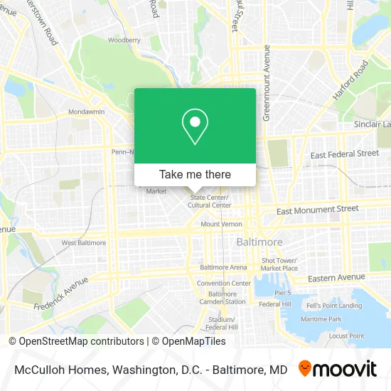 McCulloh Homes map