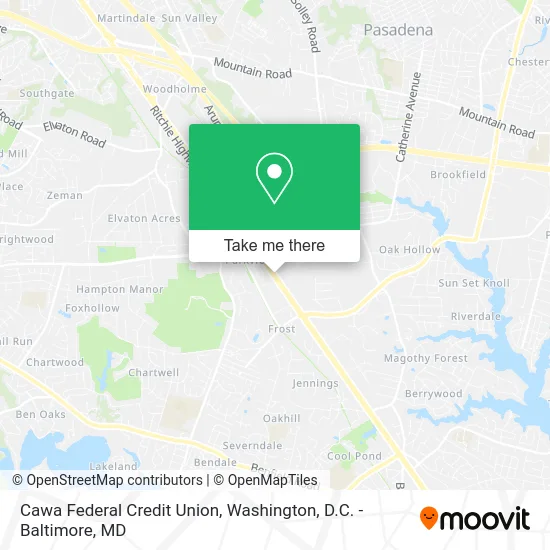 Cawa Federal Credit Union map