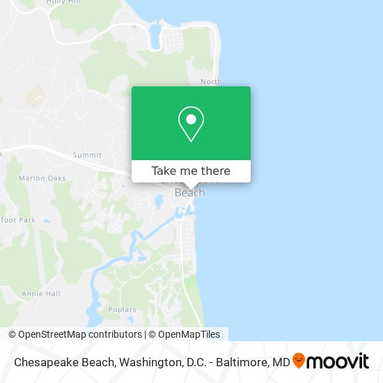 Chesapeake Beach map