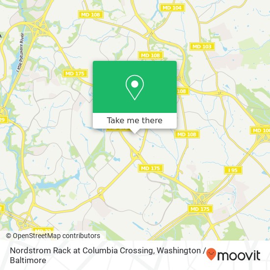 Nordstrom Rack at Columbia Crossing, 6141 Columbia Crossing Cir map