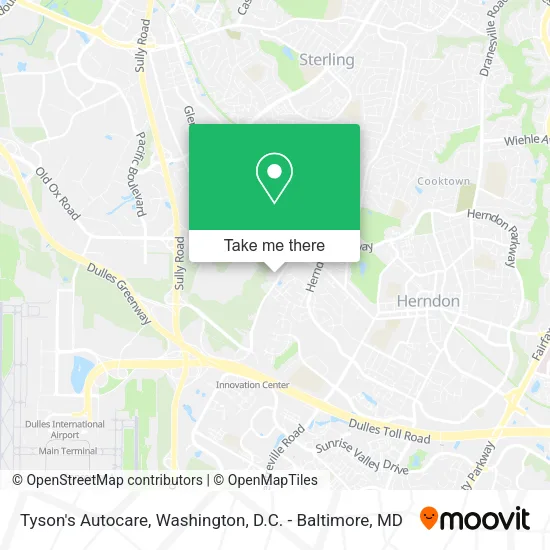 Mapa de Tyson's Autocare