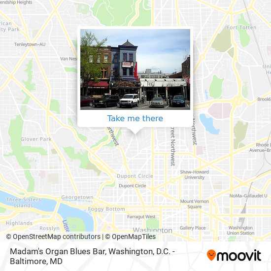 Mapa de Madam's Organ Blues Bar