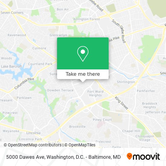 5000 Dawes Ave map