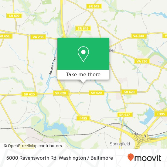 5000 Ravensworth Rd, Annandale, VA 22003 map