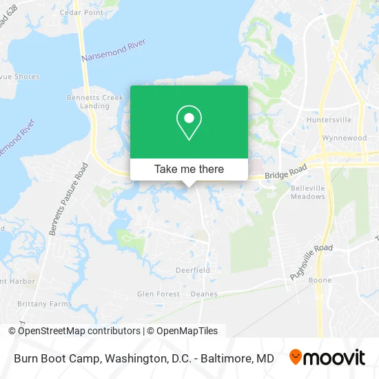 Burn Boot Camp map