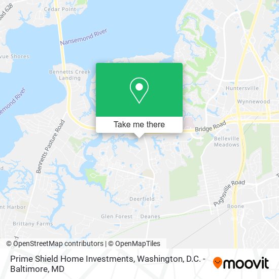 Mapa de Prime Shield Home Investments