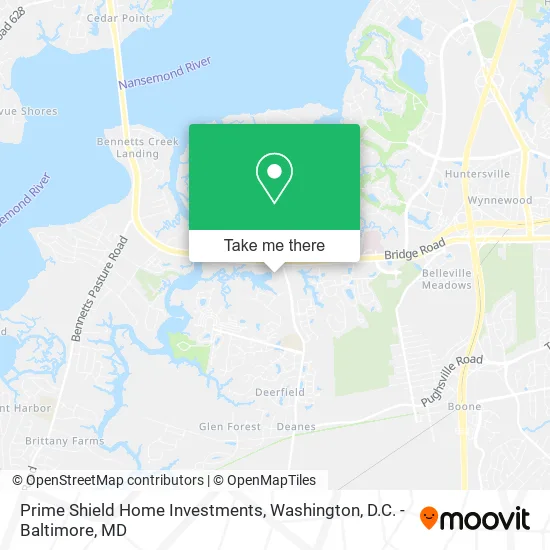 Prime Shield Home Investments map