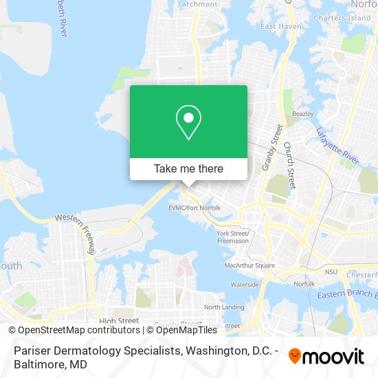 Mapa de Pariser Dermatology Specialists