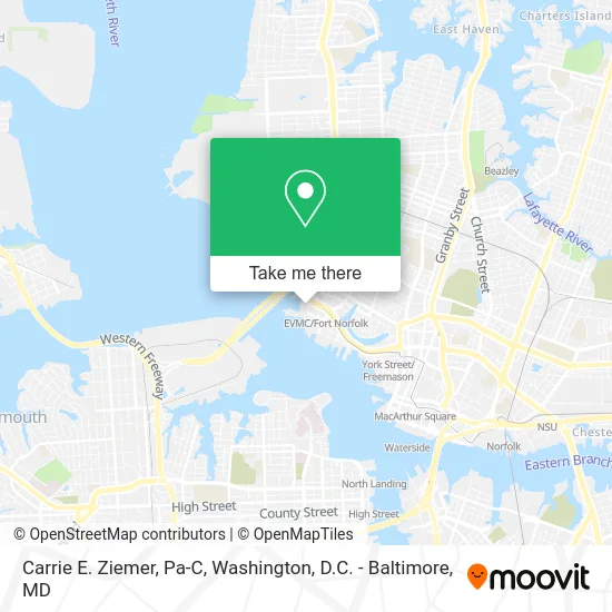 Carrie E. Ziemer, Pa-C map