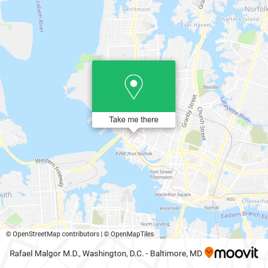 Rafael Malgor M.D. map