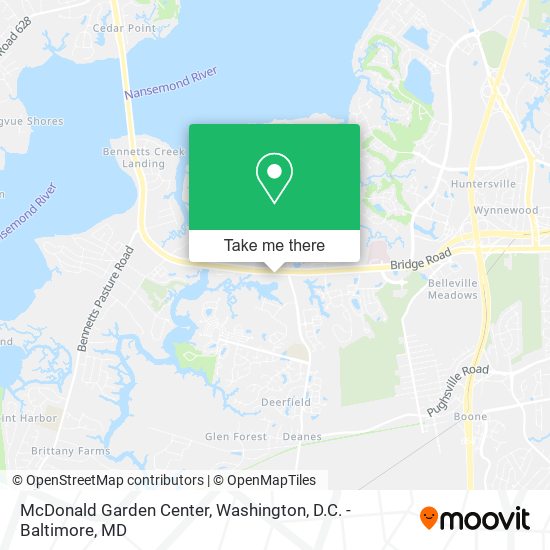 McDonald Garden Center map