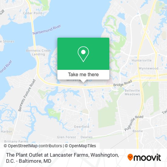 The Plant Outlet at Lancaster Farms map