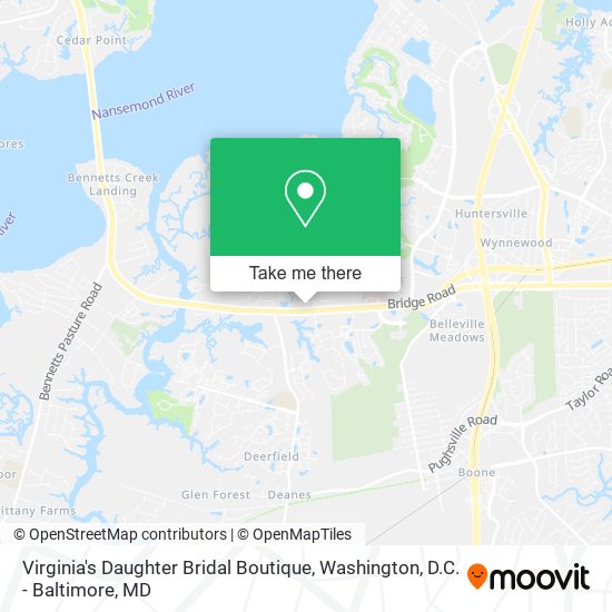 Mapa de Virginia's Daughter Bridal Boutique