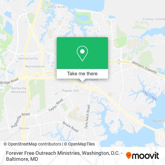 Forever Free Outreach Ministries map