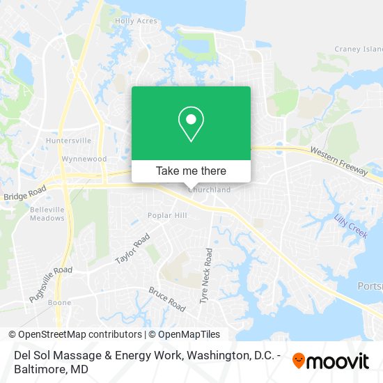 Del Sol Massage & Energy Work map