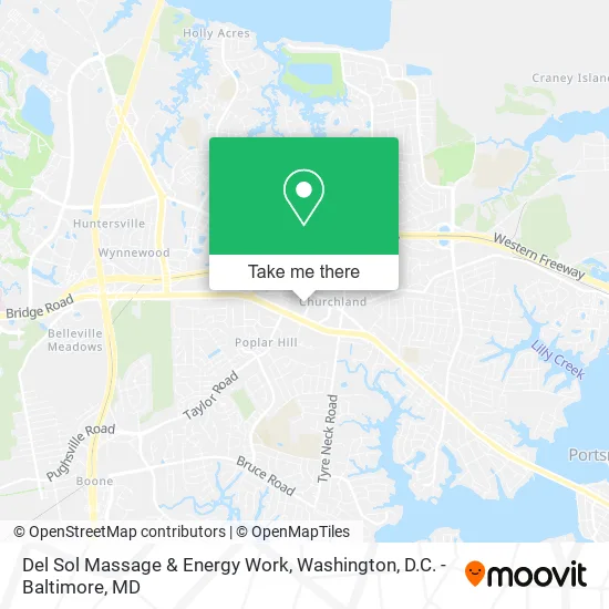 Del Sol Massage & Energy Work map