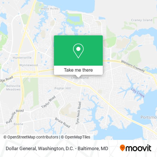 Dollar General map