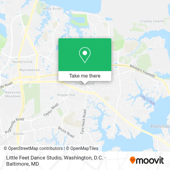 Little Feet Dance Studio map