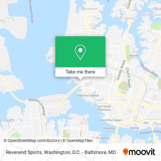 Mapa de Reverend Spirits