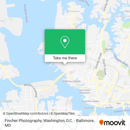 Fincher Photography map