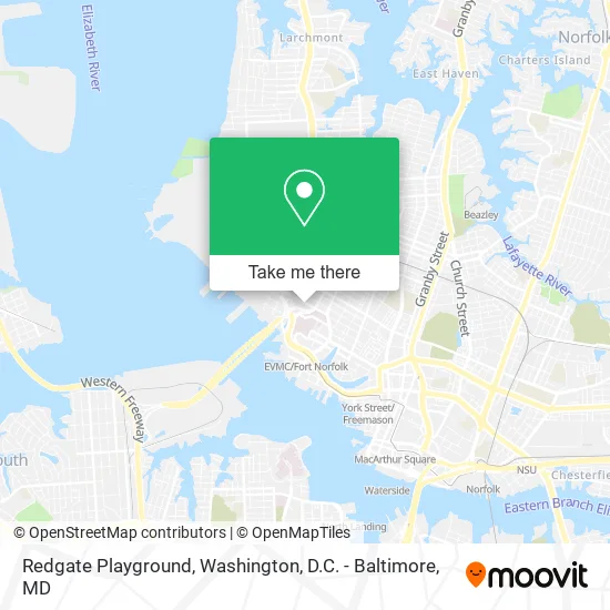 Redgate Playground map