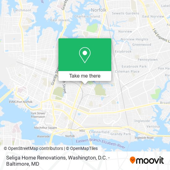 Seliga Home Renovations map