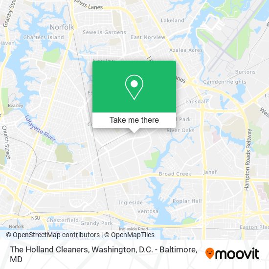 The Holland Cleaners map