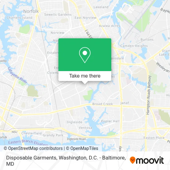 Disposable Garments map