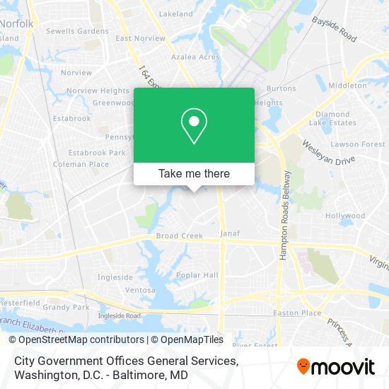 Mapa de City Government Offices General Services