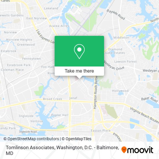 Tomlinson Associates map