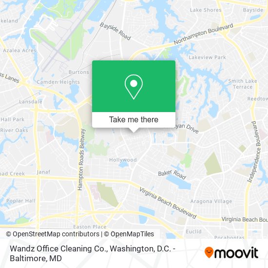 Wandz Office Cleaning Co. map