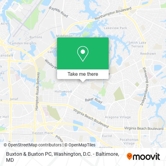 Buxton & Buxton PC map