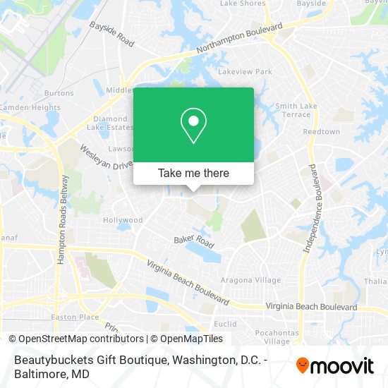 Mapa de Beautybuckets Gift Boutique